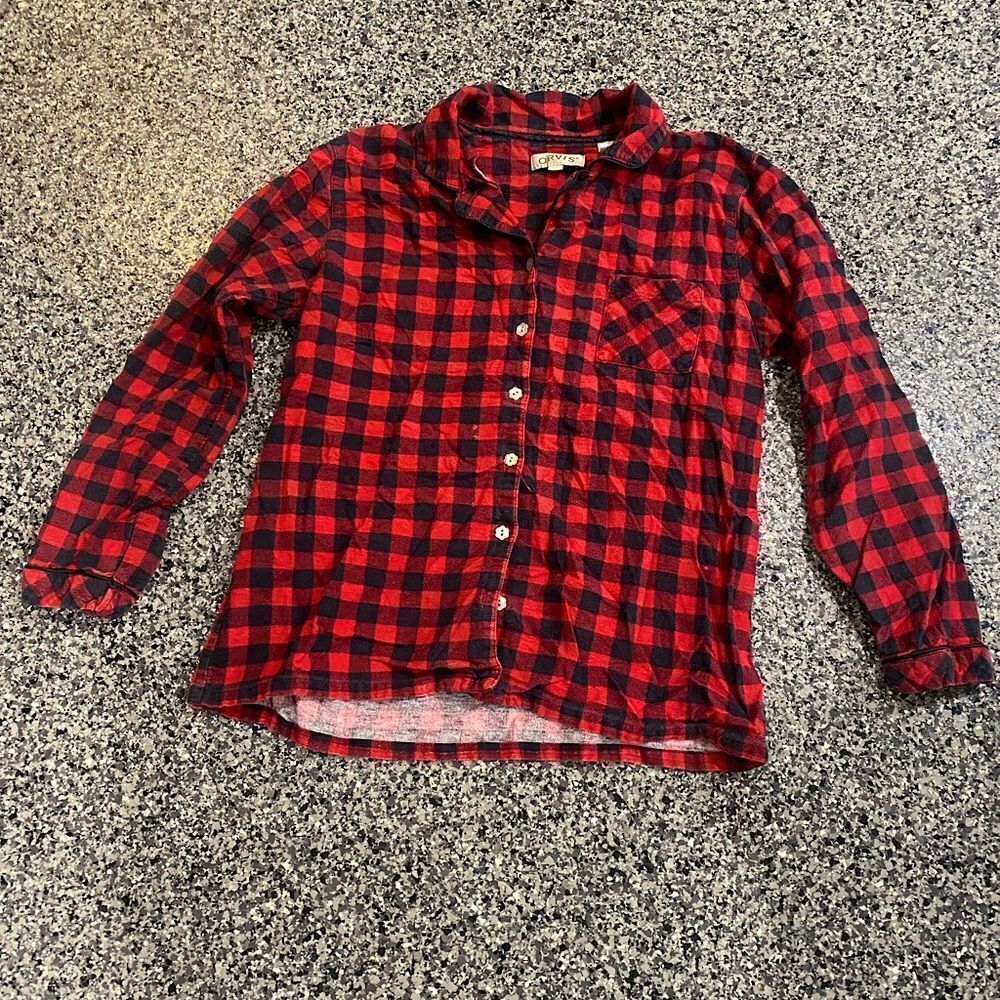 Orvis Flannel Button Down Shirt